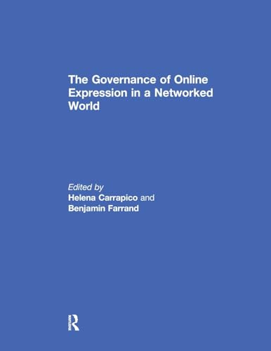 Imagen de archivo de The Governance of Online Expression in a Networked World a la venta por Blackwell's