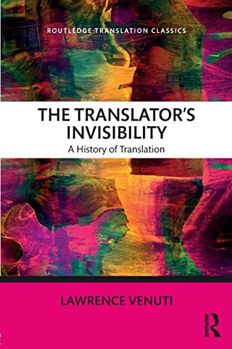 Imagen de archivo de The Translator's Invisibility: A History of Translation a la venta por Chiron Media