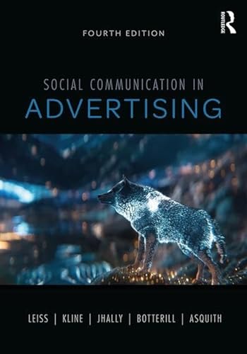 Beispielbild fr Social Communication in Advertising zum Verkauf von Blackwell's