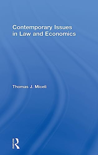 Imagen de archivo de Contemporary Issues in Law and Economics a la venta por Chiron Media