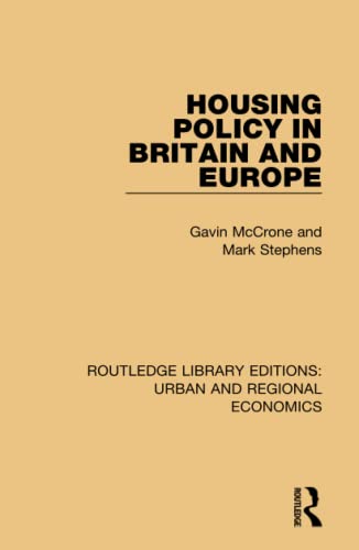 Beispielbild fr Housing Policy in Britain and Europe zum Verkauf von Blackwell's
