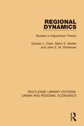 Imagen de archivo de Regional Dynamics: Studies in Adjustment Theory a la venta por Chiron Media