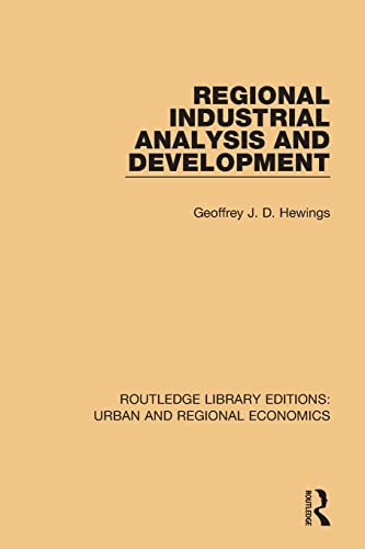Imagen de archivo de Regional Industrial Analysis and Development a la venta por Chiron Media