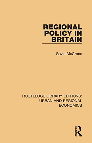 9781138102514: Regional Policy in Britain (Routledge Library Editions: Urban and Regional Economics)