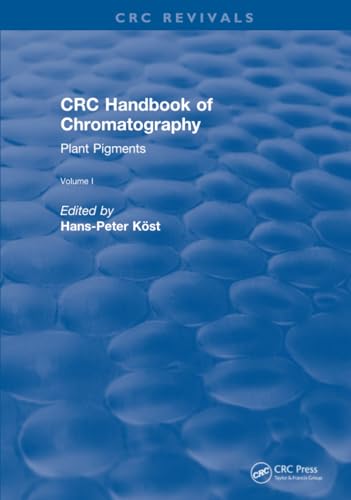 Stock image for 1: CRC Handbook of Chromatography: Volume I: Plant Pigments (CRC Press Revivals) for sale by Chiron Media