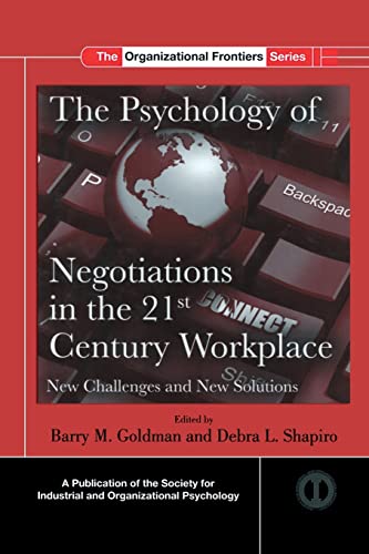 Beispielbild fr The Psychology of Negotiations in the 21st Century Workplace: New Challenges and New Solutions zum Verkauf von Blackwell's