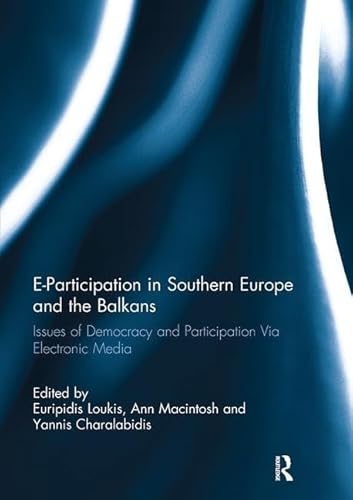 Stock image for E-Participation in Southern Europe and the Balkans for sale by Blackwell's