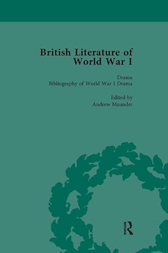 Imagen de archivo de British Literature of World War I, Volume 5 a la venta por Blackwell's