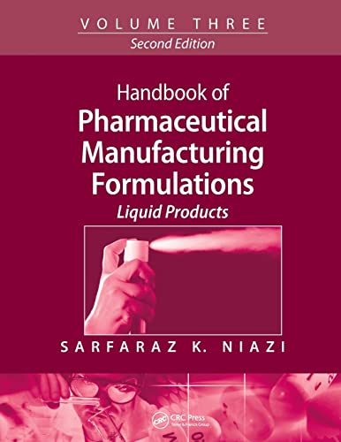 9781138113794: Handbook of Pharmaceutical Manufacturing Formulations
