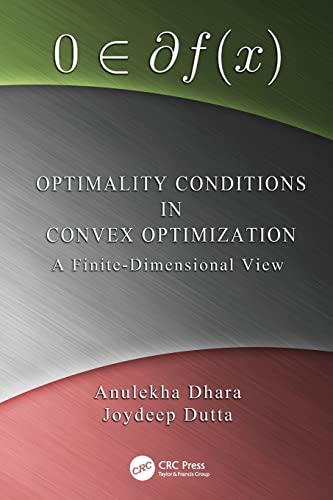 Stock image for Optimality Conditions in Convex Optimization for sale by Blackwell's