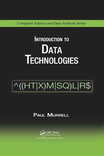 Beispielbild fr Introduction to Data Technologies zum Verkauf von Blackwell's