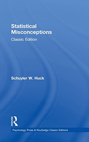 Imagen de archivo de Statistical Misconceptions: Classic Edition (Psychology Press & Routledge Classic Editions) a la venta por Chiron Media