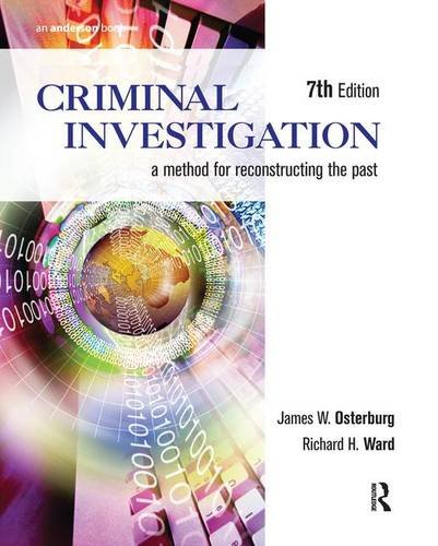 Beispielbild fr Criminal Investigation: A Method for Reconstructing the Past zum Verkauf von Mispah books