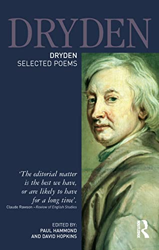 9781138137110: Dryden:Selected Poems (Longman Annotated English Poets)
