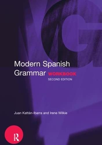 Stock image for Modern Spanish Grammar Workbook (Modern Grammar Workbooks) for sale by Chiron Media