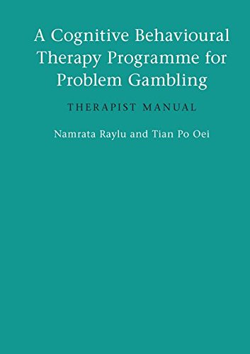 Beispielbild fr A Cognitive Behavioural Therapy Programme for Problem Gambling: Therapist Manual zum Verkauf von Chiron Media