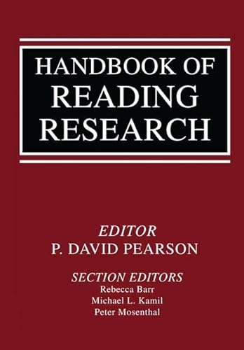 Stock image for Handbook of Reading Research for sale by Chiron Media