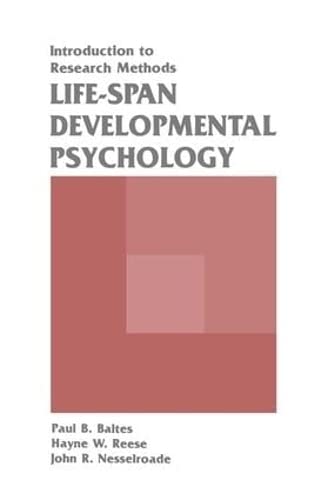 9781138146327: Life-Span Developmental Psychology: Introduction to Research Methods