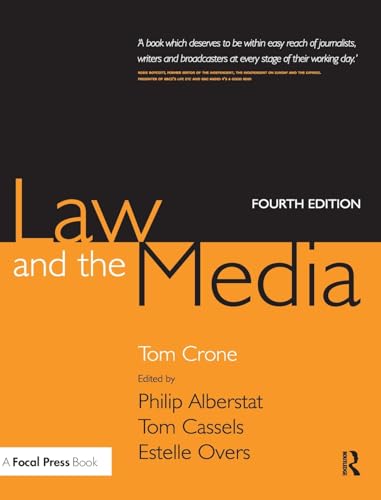 Imagen de archivo de Law and the Media a la venta por Chiron Media