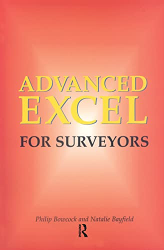 9781138146471: Advanced Excel for Surveyors