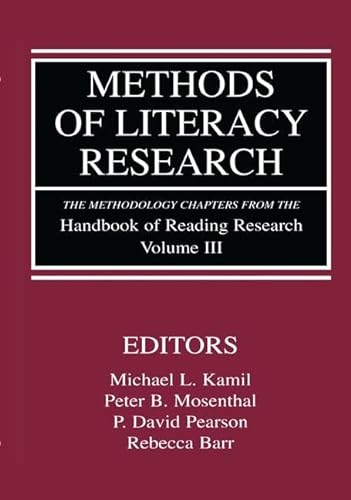 9781138148673: Methods of Literacy Research: The Methodology Chapters from the Handbook of Reading Research