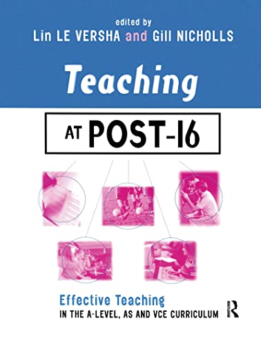 Immagine dell'editore per Teaching at Post-16: Effective Teaching in the A-Level, AS and GNVQ Curriculum venduto da Chiron Media