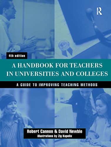Beispielbild fr Handbook for Teachers in Universities and Colleges zum Verkauf von Chiron Media