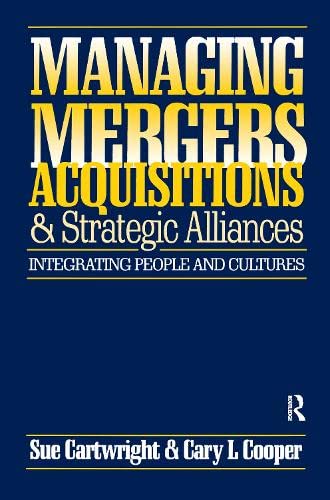 Beispielbild fr Managing Mergers Acquisitions and Strategic Alliances zum Verkauf von Chiron Media