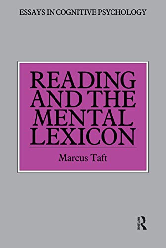 9781138156579: Reading and the Mental Lexicon (Essays in Cognitive Psychology)
