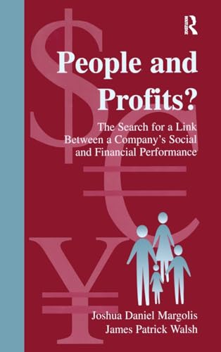 Immagine dell'editore per People and Profits?: The Search for A Link Between A Company's Social and Financial Performance (Lea's Organization and Management (Paperback)) venduto da Chiron Media