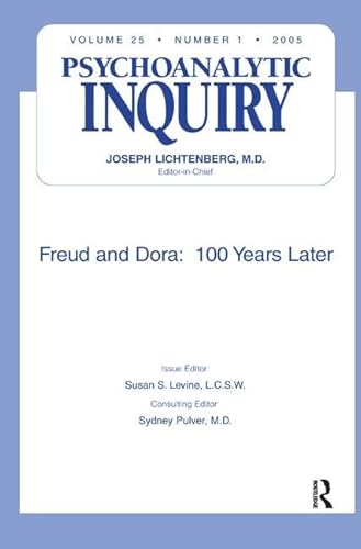 Beispielbild fr Freud and Dora: 100 Years Later zum Verkauf von Blackwell's