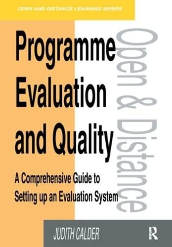 Stock image for Programme Evaluation and Quality for sale by Blackwell's
