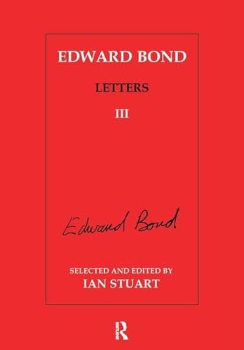 Stock image for Edward Bond: Letters 3 for sale by Chiron Media
