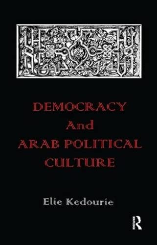 9781138165335: Democracy and Arab Political Culture