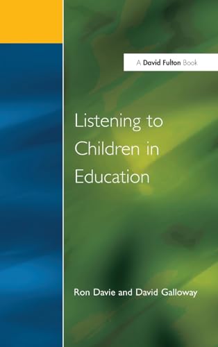 Stock image for Listening to Children in Educ for sale by Chiron Media