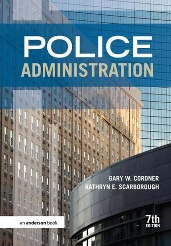 Stock image for Police Administration for sale by Mispah books