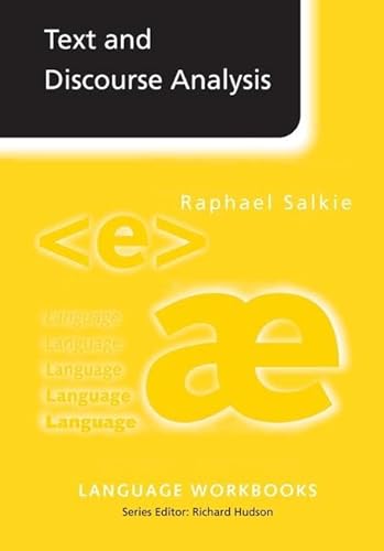 Imagen de archivo de Text and Discourse Analysis (Language Workbooks) a la venta por Chiron Media