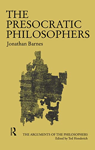 9781138171305: The Presocratic Philosophers