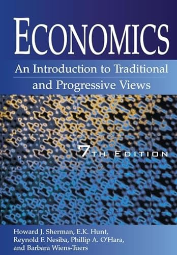 Imagen de archivo de Economics: An Introduction to Traditional and Progressive Views a la venta por Chiron Media