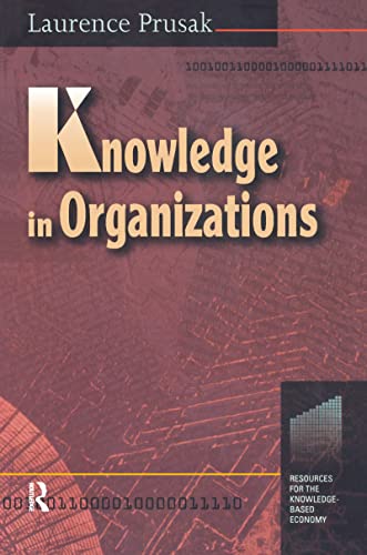 Imagen de archivo de Knowledge in Organisations a la venta por Chiron Media