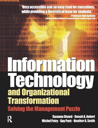 Beispielbild fr Information Technology and Organizational Transformation zum Verkauf von Blackwell's