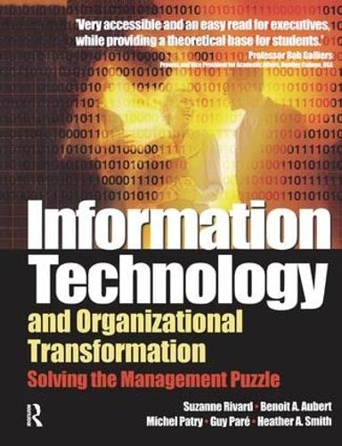 Stock image for Information Technology and Organizational Transformation for sale by Blackwell's