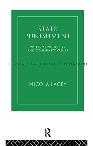 Imagen de archivo de State Punishment (Routledge Critical Assessments of Leading Economists) a la venta por Chiron Media