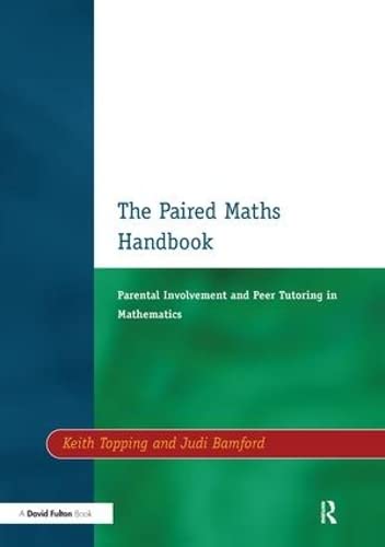 9781138180222: Paired Maths Handbook: Parental Involvement and Peer Tutoring in Mathematics
