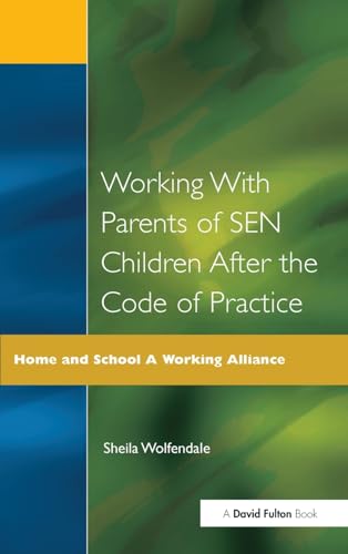 Beispielbild fr Working With Parents of SEN Children After the Code of Practice zum Verkauf von Blackwell's