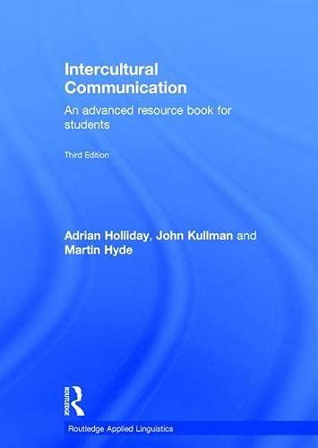 9781138183629: Intercultural Communication: An Advanced Resource Book for Students (Routledge Applied Linguistics)