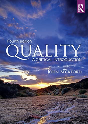 Beispielbild fr Quality: A Critical Introduction zum Verkauf von WorldofBooks