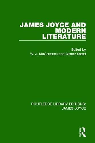 Beispielbild fr James Joyce and Modern Literature zum Verkauf von Blackwell's