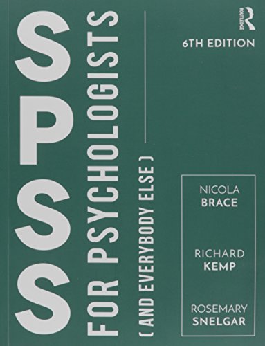 9781138189522: IBM SPSS for Psychologists: Fifth Edition