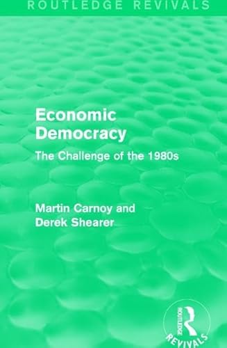 Beispielbild fr Economic Democracy zum Verkauf von Blackwell's